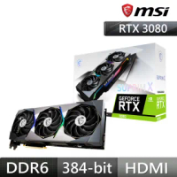 【MSI 微星】RTX 3080 12G SUPRIM X LHR顯示卡