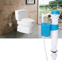 Universal Toilet Fill Valve Toilet Push Button Fill Valve Dual Flush Cistern Syphon Syphon Silent Side Inlet Bathroom Tool