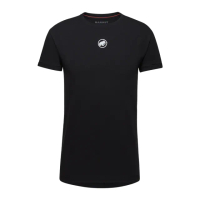 【Mammut 長毛象官方直營】Mammut Seon T-Shirt Original 機能短袖有機棉T恤 男款 黑色 #1017-04481