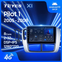 TEYES X1 For Honda Pilot 1 2005 - 2008 Car Radio Multimedia Video Player Navigation GPS Android 10 No 2din 2 din dvd