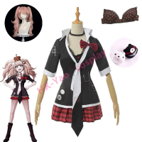 [HX-YAO]Danganronpa Trigger Happy Havoc kostum cosplay Enoshima Junko pakaian anime cosplay animasi 