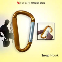Snap Hook Carabiner Kuning Gantungan Kunci [5 Pcs/6 x 60 mm] Nankai