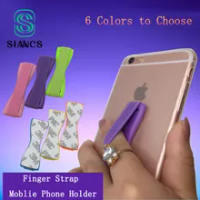 SIANCS สำหรับ IPhone11PRO XS นิ้วมือสลิงยืดหยุ่นสายคล้องคอ Universal ผู้ถือโทรศัพท์มือถือแท็บเล็ตขาตั้ง