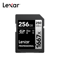 【Lexar 雷克沙】Professional 1667x SDXC UHS-II 256G記憶卡 SILVER 系列