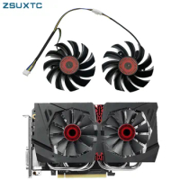PLD08010S12HH T128010SH 75mm For ASUS STRIX GTX1060 GTX960 GTX950 Fan GTX 950 960 1060 Graphic Card with free shipping