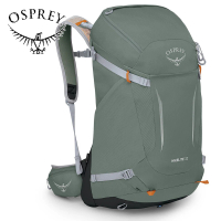 【Osprey】Hikelite 32 輕量網架登山背包 松葉綠(健行背包 運動後背包 多功能背包)