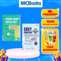 Sách - Combo Mindmap English Vocabulary Và Easy English Conversation