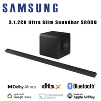 【澄名影音展場】SAMSUNG 三星 HW-S800D/ZW 3.1.2Ch Ultra Slim Soundbar S800D /劇院音響/聲霸