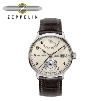 【齊柏林飛船錶Zeppelin】興登堡ED動力儲存日期窗機械錶 41mm 男/女錶 自動上鍊 80605