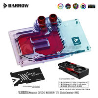 Barrow GPU Water Block For Colorful RTX Battleax 3090 TI Neptune/ VULCAN OC Graphics card 5V with Backplate Copper Radiator