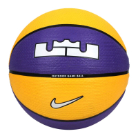 【NIKE 耐吉】LEBRON PLAYGROUND 8P 2.0 7號籃球-室外 紫黃白(N100437257507)