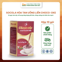[Le Plateau] Socola Hòa tan Uống liền CHOCO-OKE – Hương Vị Độc Đáo – Đậm Đà Thơm Béo – Hộp 10 Gói
