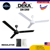 DEKA DR9 60\ Ceiling Fan 3 Metal Blades 5 Speed Regulator Control AC Motor 3 Years Warranty"