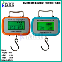 Timbangan Gantung 50Kg Portabel, Timbangan Digital Gantung 50Kg