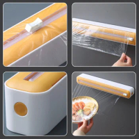 Aluminum With In Magnetic Stretch Accessories Storage Dispenser Cutter Wrap Film Food 1 2 Box Kitchen Foil