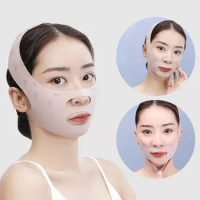 Breathable Face Sculpting Sleep Mask Slimming Strap Adjustable Lifting Tightening Mask Skin Care Chin Up Mask Woman