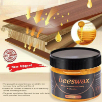 beeswax wood polish 80g Wood Care Wax Solid Wood Furniture Polishing Seasoning Natural Beeswax Polis