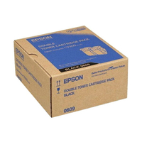 EPSON S050609 原廠黑色高容量碳粉匣(雙包裝) 適用 AcuLaser C9300N