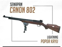 CANON 802 LIGHTNING POPOR KAYU DAN FIBER CANON LIGHTENING 802 KAYU