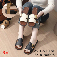 Sandal Wanita Terbaru/Sendal selop Jelly Alina 2501S-10/Sendal Flat karet Import Kekinian