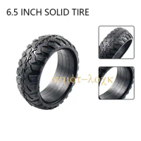 6.5 Inch Solid Tire Off Road Explosion-Proof Tyre for Mini Electric Scooter Wheelchair Dirt Bike Motorcycle