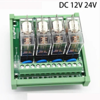 4-way relay module amplifier board DC24V NPN/PNP compatible 16A