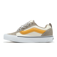 Vans 休閒鞋 Knu Skool 男鞋 女鞋 棕 黃 厚鞋舌 格紋鞋帶 VN0009QC0BP