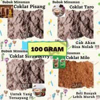 Bubuk MINUMAN COKLAT  100 Gr Aneka Rasa Coklat Choco Dark Coklat Milo Silverqueen Delfi Pisang Keju 