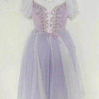 New Giselle's uncooped daughter Gopelia tutu tailored to a purple performance dress for adults and children