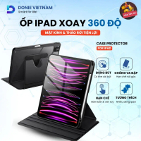 [Tặng Sticker] Bao da Ipad Hybrid Slim Xoay Ngang Dọc 360 Độ Cho Pro Air 4/5/6/7 Gen 10/11 Có Khe Sạ