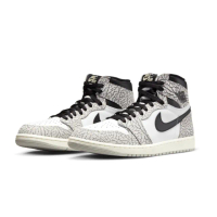 【NIKE 耐吉】休閒鞋 Air Jordan 1 High OG White Cement 經典爆裂紋 爆裂灰 男鞋 DZ5485-052