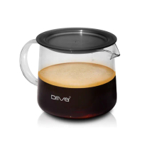 【Driver】MOKA耐熱玻璃壺-400ml(防塵蓋設計 刻度量杯 耐熱量杯 泡茶壺 冷水壺 咖啡壺 玻璃杯 耐熱壺)