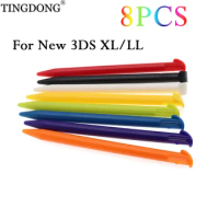 8PCS Stylus Game Touch Pen for Nintendo NEW 3DS XL LL Black Red Blue White
