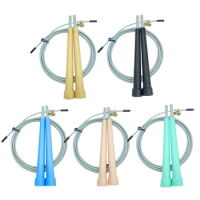 Adjustable Jump Rope Handle Lengthen Steel Wire Skipping Skip Fitness Exercise Equipment Crossfit Workout Speed Jumping Rope Gym