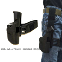 GLOCK通用手槍套格洛克G17G19腰部綁腿戰術快拔套內上膛下壓速拔