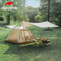 Naturehike Automatic Tent 3-4 Person Waterproof Camping Tent Outdoor Travel Portable Rainproof Sun Shelter Fishing Hiking Tent