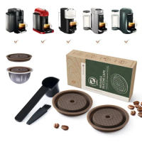 Reusable Silicone Caps Coffee Capsule Caps for Nespresso Vertuo Next Compatible with Nespresso Vertuoline Original Capsules