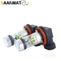 2Pcs Led H7 H8 H9 H11 H10 PY20D 9005 HB3 9006 HB4 Fog Light Bulb PY24W H16 P13W Signal Turn DRL Parking Day Lights White Yellow