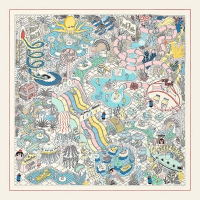 Hermes 愛馬仕 Splash park 水上樂園絲巾（140cmx140cm）