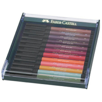 【FABER-CASTELL】輝柏 PITT 藝術筆12色 鄉土色系 / 盒 267422