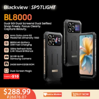 Blackview BL8000 5G Rugged Smartphone Dimensity 7020, 6.78" 2.4K 120Hz Display, 24GB 512GB Mobile Phone 50MP Camaras Cellphones