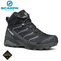 【Scarpa 意大利 男 GORE-TEX高筒登山鞋《黑/灰》】63090-200/登山鞋/戶外鞋