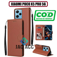 FLIP CASE HP KULIT PREMIUM UNTUK XIAOMI POCO X5 PRO 5G LEATHER FLIP CASE HP PREMIUM UNTUK XIAOMI POC