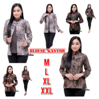 Blous batik atasan batik kerja wanita batik wanita kantor