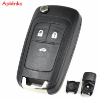 Apktnka Car Replacement Remote Key Shell Case For Chevrolet Cruze Spark Orlando For Vauxhall/Opel Astra J Zafira B Insignia A