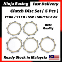 OEM Quality Clutch Disc Set- 5 Pcs Yamaha Y100 Sport Y110 SS Y110SS SS1 SS2 Lagenda SRL 110 SRL110 L