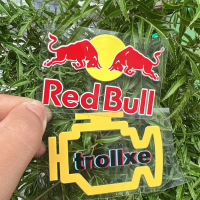 Tem in nhiệt uv Troll Xe + red bull ,Dán Xe Ô Tô , Xe Máy , Xe Điện | Dán Đa Dạng Bề Mặt Vật Liệu