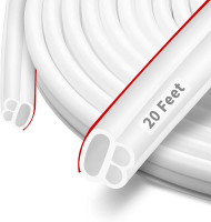 40 Feet Rubber Door Weather Stripping Door Seal Large Gap and Easy Installation Self-Adhesive Univer