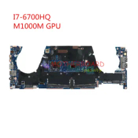 Vieruodis FOR HP ZBook Studio G3 Mobil Series Motherboard With I7-6700HQ G3 cpu M1000M GPU 1GB DDR4 840931-601