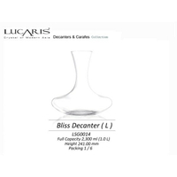 Drink eat 器皿工坊 Lucaris水晶醒酒器Bliss Decanter/L  2300ml(1.0L)(1入